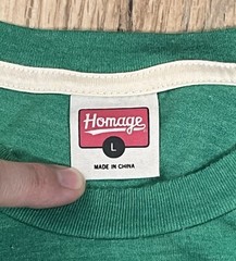 Lot Of 5 HOMAGE Retro Style T-Shirts Men L Red Sox Celtics Hockey Topps Baseball