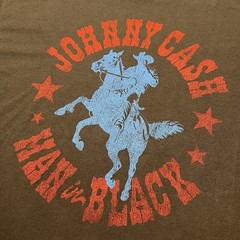 Johnny Cash Shirt L Man In Black Country Music Graphic Tee