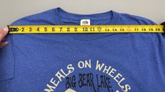 Fruit of the Loom Meals on Wheels Big Bear Lake California Graphic T-Shirt Large