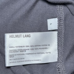 Helmut Lang Meatpacking Crewneck T Shirt Gray Large NYC Designer Tee