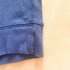 Perry Ellis Mens Long Sleeve Tee sz M Blue read