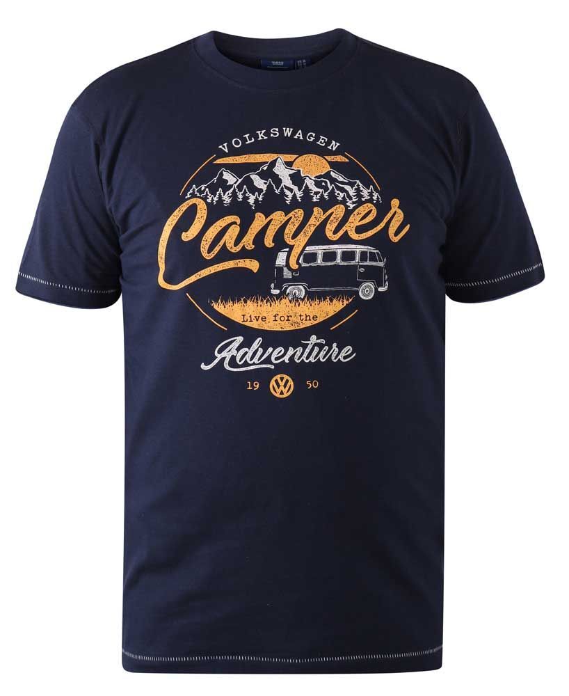 D555 Duke Mens VW Campervan Printed T-Shirt Official Licensed S-XXL (601222R)