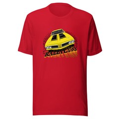 Classic car shirt yellow 70 Olds Cutlass Rallye 350 – Light shirt color version