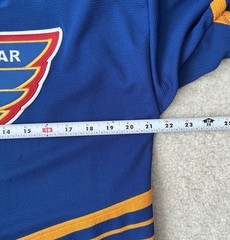 Rare Bassnectar 808 ATS Hockey Jersey St. Louis Blues DJ Sewn Patches S/M