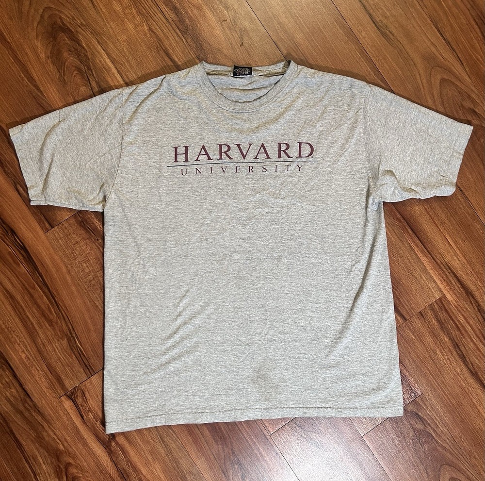 Gear For Sports Big Cotton Vtg 90s Harvard University NCAA College Tshirt Men XL