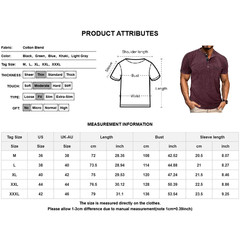Men Short Sleeve Solid Half Open Collar T-shirt Button Pullover Casual Tee