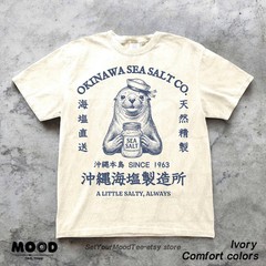Okinawa Sea Salt Sea Lion Japanese Comfort Tee Ocean Animal