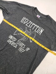 Led Zeppelin Shirt Mens Medium Gray Y2K Wings Rock Music Band 2003 Vintage