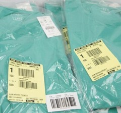 J Crew Mens Slim Washed Pocket T Shirt Size M L Aqua Green/Blue MSRP $24.50