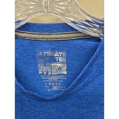 Adidas Ultimate Tee Mens Medium Blue Climalite Short Sleeve Performance T-Shirt