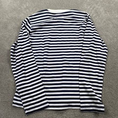 Adidas x Human Made Long Sleeve Tee Mens Size M White Navy Striped GM4267