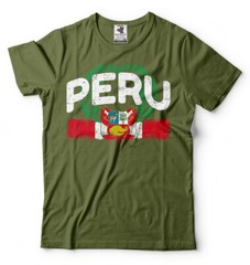 Peru T-shirt Peruvian Heritage National day independence day Tee shirt Peru Mens