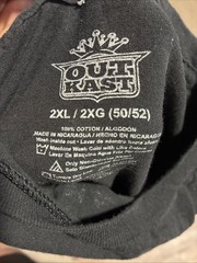 Outkast Shirt Mens XL Black Graphic Band Rap Hip Hop Tee Music T-Shirt