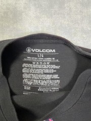 Volcom Shirt Mens L Black Tie Dye Stone Logo Graphic Tee Tagless Skate Surf