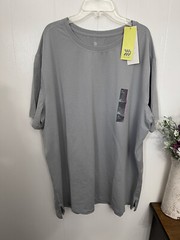 All in Motion Athletic T-Shirt Mens XXL Light Grey Moisture Wicking Stretch NWT