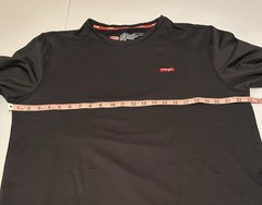Men’s Size 2XL Black Long Sleeve Thermal Pullover Base Layer Work Travel NWOT