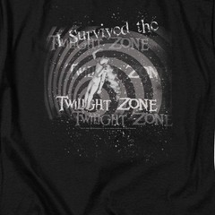 Twilight Zone I Survived Licensed Adult Unisex T-Shirt Regular Fit Tee SM-3X