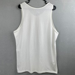 Delta Pro Weight No Problemo Custom Graphic Tank Top White Men L Cotton Summer