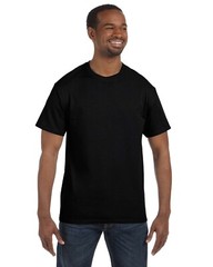 Hanes Men’s 6.1 oz. Tagless® T-Shirt 5250T (3XL) Black