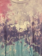 Percy jackson Tie-Dye Camp Half-Blood Long Island Sound Graphic Tee Unisex L
