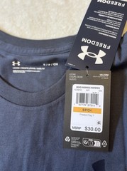 Under Armour 1370810 Men’s Athletic UA Freedom Flag T-Shirt Short Sleeve Tee