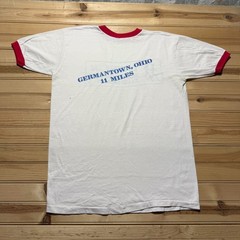 Vintage 70s Dannon Yogurt Road Runners Club Series Ohio Ringer T-Shirt – Large