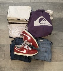 Y2K Streetwear Clothing Bundle Lot Nike Dunks Levi’s Quiksilver Volcom Mens M-XL