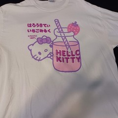 = HELLO KITTY T SHIRT SZ LARGE TEE F05-#126