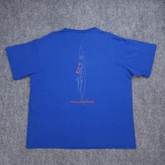 Vintage Hawaiian Island Creations Shirt Mens 2XL Blue Surf Girl Graphic Surfing