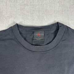 Nike Air Jordan Flight Mens Long Sleeve Graphic T-Shirt Black Red IB3134-010 L