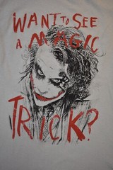 Batman Mens Joker Want To See A Magic Trick? Shirt New S, M