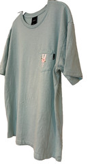 HUF T-shirt Mens XL Flower Celadon Logo Graphic Skate Streetwear HipHop Punk