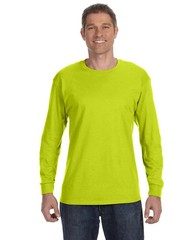 Gildan G540 Men’s Heavy Cotton Preshrunk T Shirt Long Sleeve Crew Neck T-Shirt