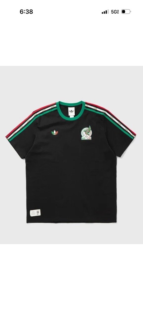 adidas Originals x Someone Somewhere Mexico Tshirt Large / Black / Brand New