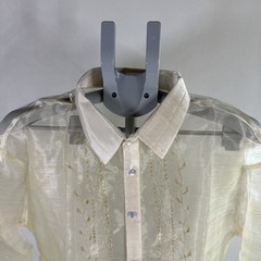 Barong Tagalog Formal Wear Men’s Size 4X NWOT Philippines Organza
