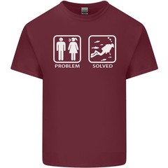 Scuba Diving Problem Solved Mens Light Cotton T-Shirt