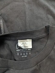 Outrank T-Shirt Men’s M Black Graphic Print By Any Means NWT