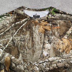 Habit Shirt Mens 2XL Brown Realtree Edge Camo Performance Hunting Scent Factor