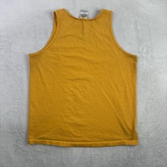 VTG AAA Sun Lakes Yellow Sleeveless Tank Top Graphic Shirt Men’s Large