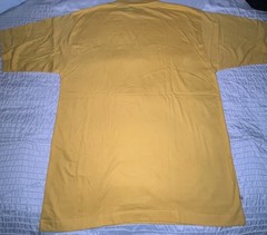 Vintage Y2K Mecca Logo Yellow Skate Streetwear Shirt Sz L RARE