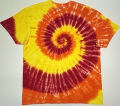 Gildan Handmade Tie Dye Unisex T-Shirt Size XL Multicolor Swirl Design Tee NEW