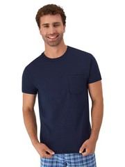 Hanes Men’s Value Pack Assorted Pocket T-Shirt Undershirts, 6 Pack