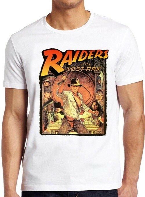 Raiders Of Lost Ark Indiana Jones Film Movie Cool Gift Tee T Shirt