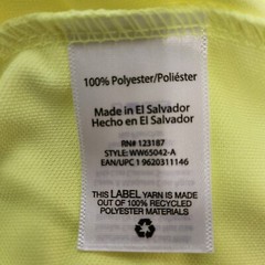 Wrangler Workwear Safety T-Shirt Men’s 3X-Large Pen Pocket High-Viz Yellow *NEW*