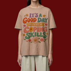 Coping Skills Shirt School Counselor Mental Health Teacher Tee
