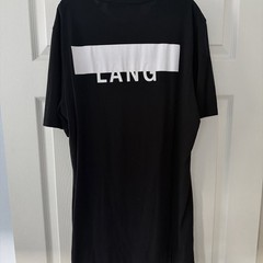 Helmut Lang Men’s Short Sleeve T-Shirt Black , Size L