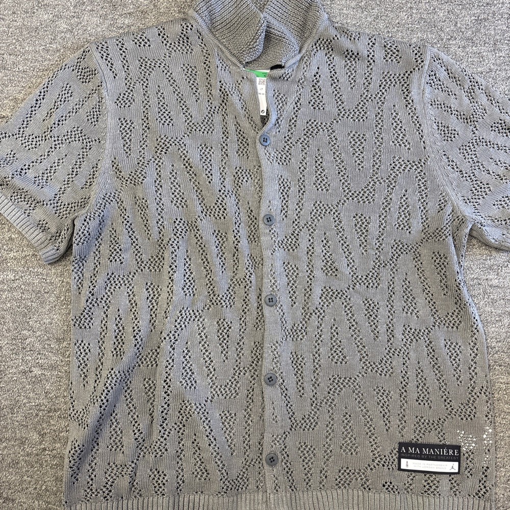 Nike Jordan x A Ma Maniere Sportswear Crochet Shirt – Mens Large Streetwear NWT