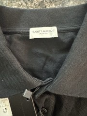 SAINT LAURENT – Cassandre Cotton Blend Sleveless Polo Size Small Men’s
