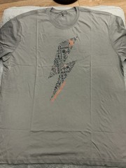 OTF 2024 Mayhem Graphic Print Crew Neck Short Sleeve T-Shirt, Gray, S