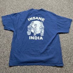 Champion USMC India Company San Diego T-Shirt Mens XL Navy Blue Insane India